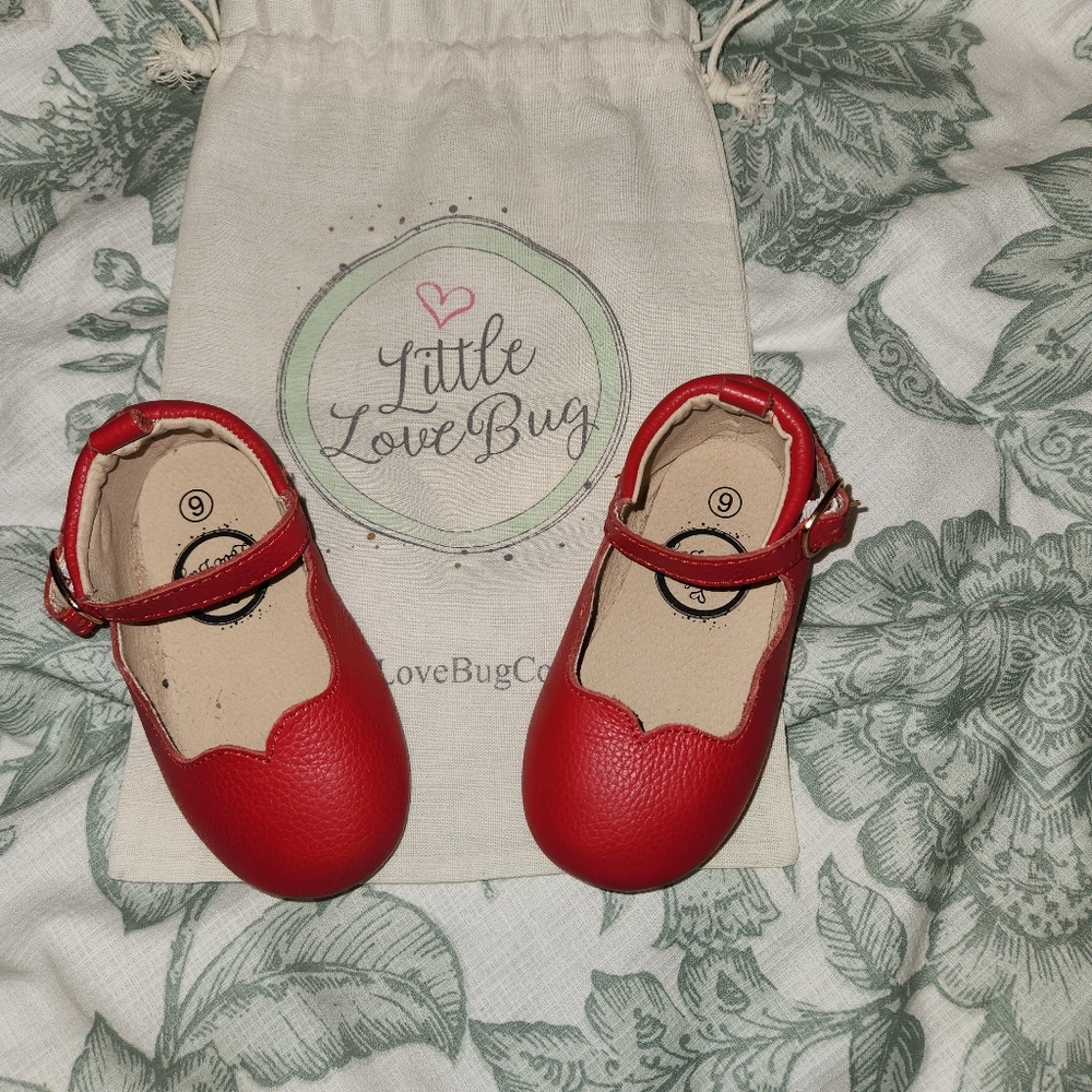LLB Red Mary Jane Shoes